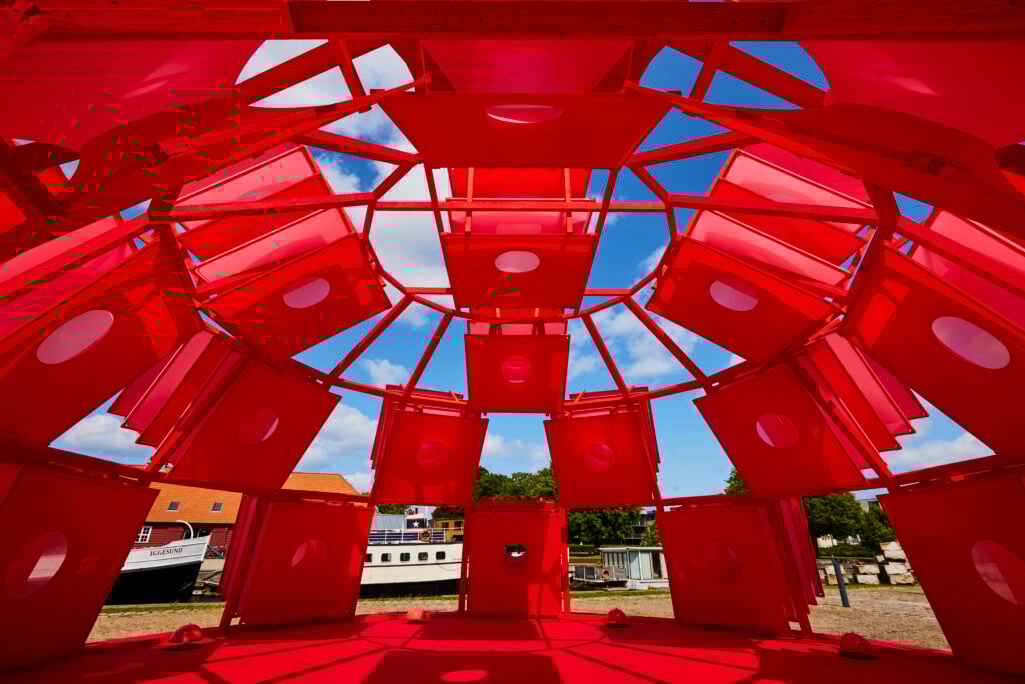 Light installation in Copenhagen for Louis Poulsen